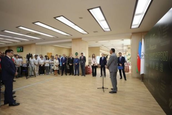 SOCAR və 4SİM-in birgə təşkilatçılığı ilə təşkil olunan hakatonun açılış mərasimi olub 